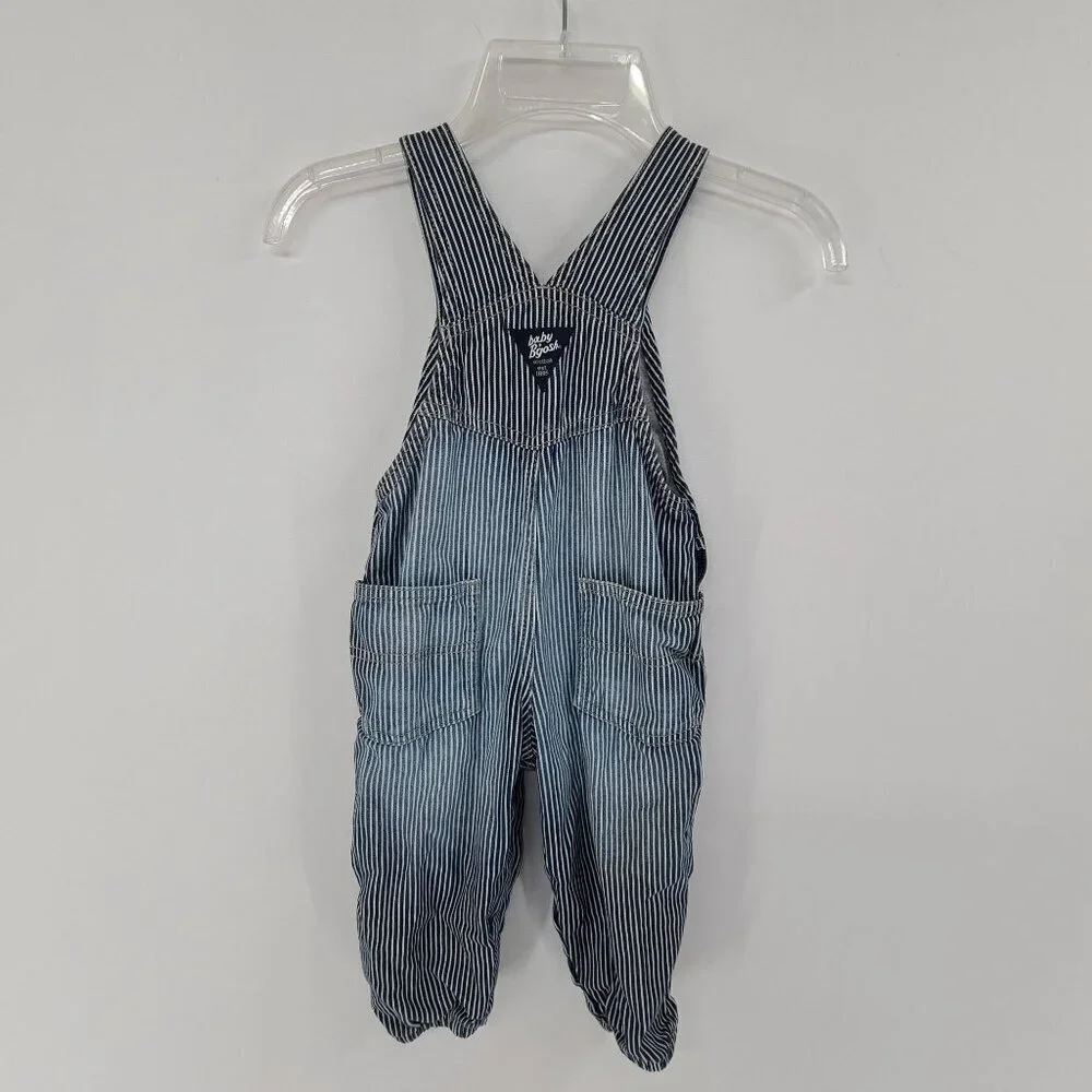 Osh Kosh B'Gosh Kids Train Conductor Overalls Blue Size 18 Months